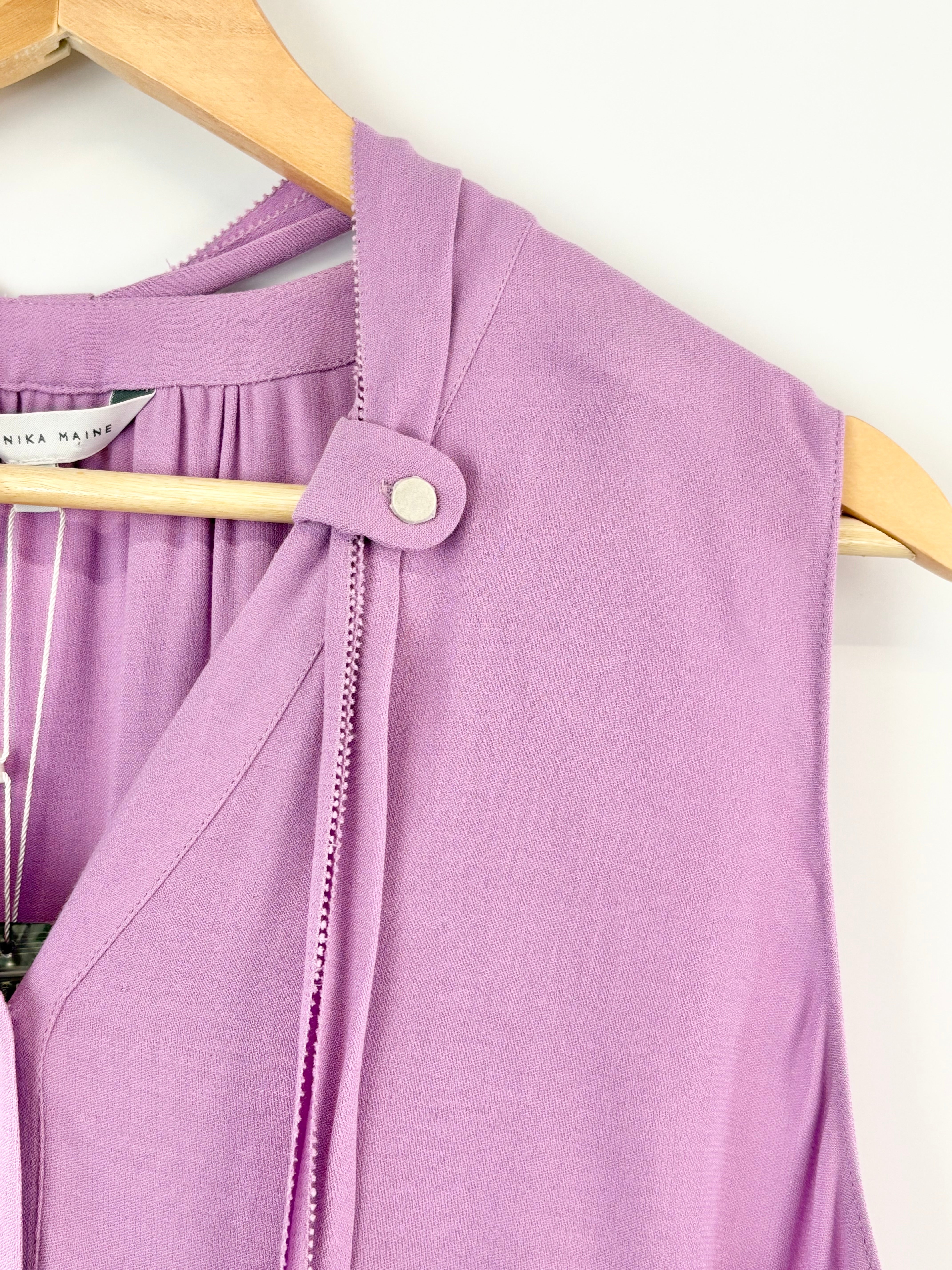Veronika Maine Violet Sleeveless Tunic - AU10