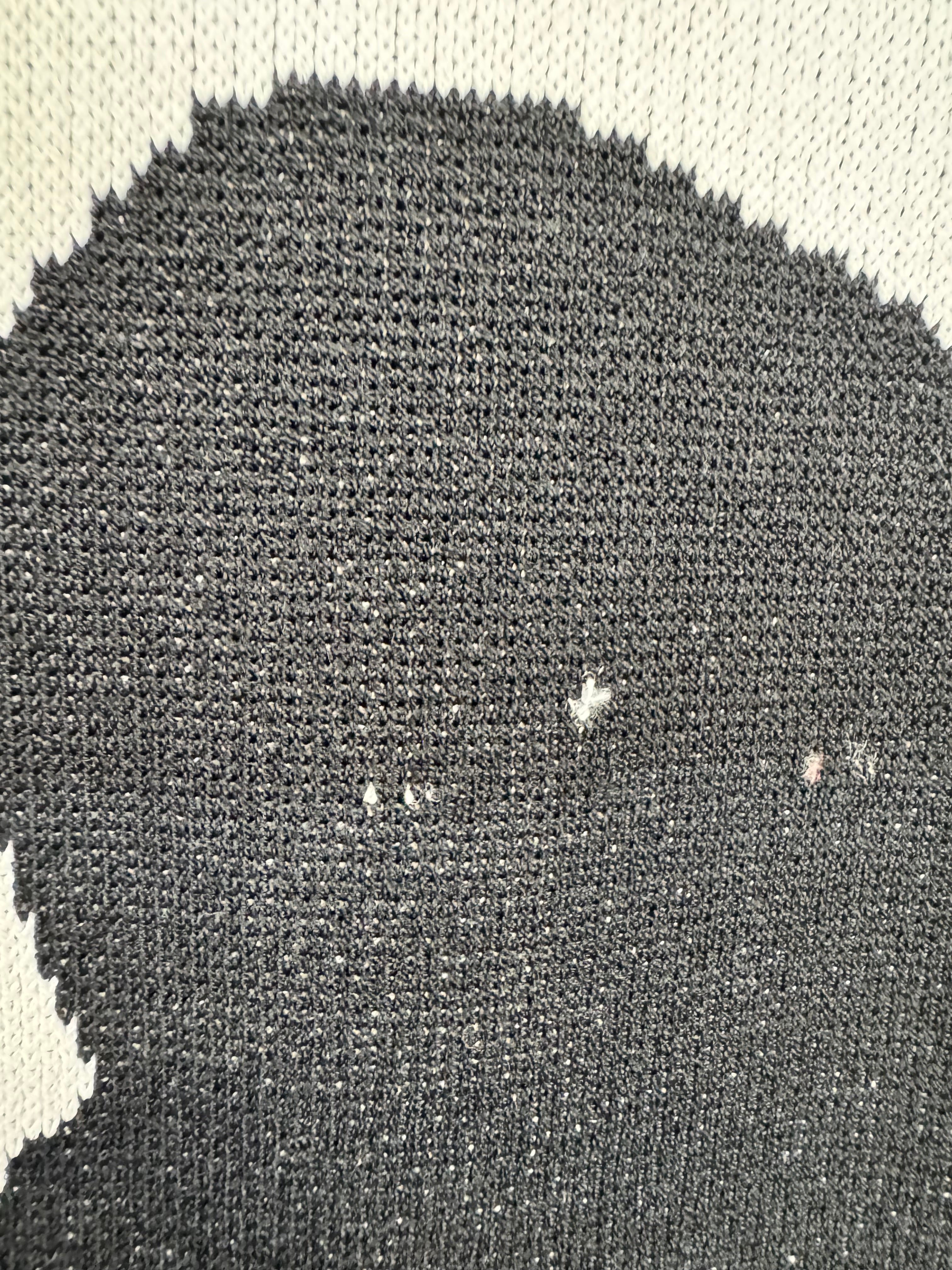 Scanlan Theodore Black Grey & White Knit Sheath Dress - AU8/10