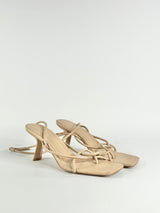 Alias Mae Square Tipped Beige Sandals - EU41