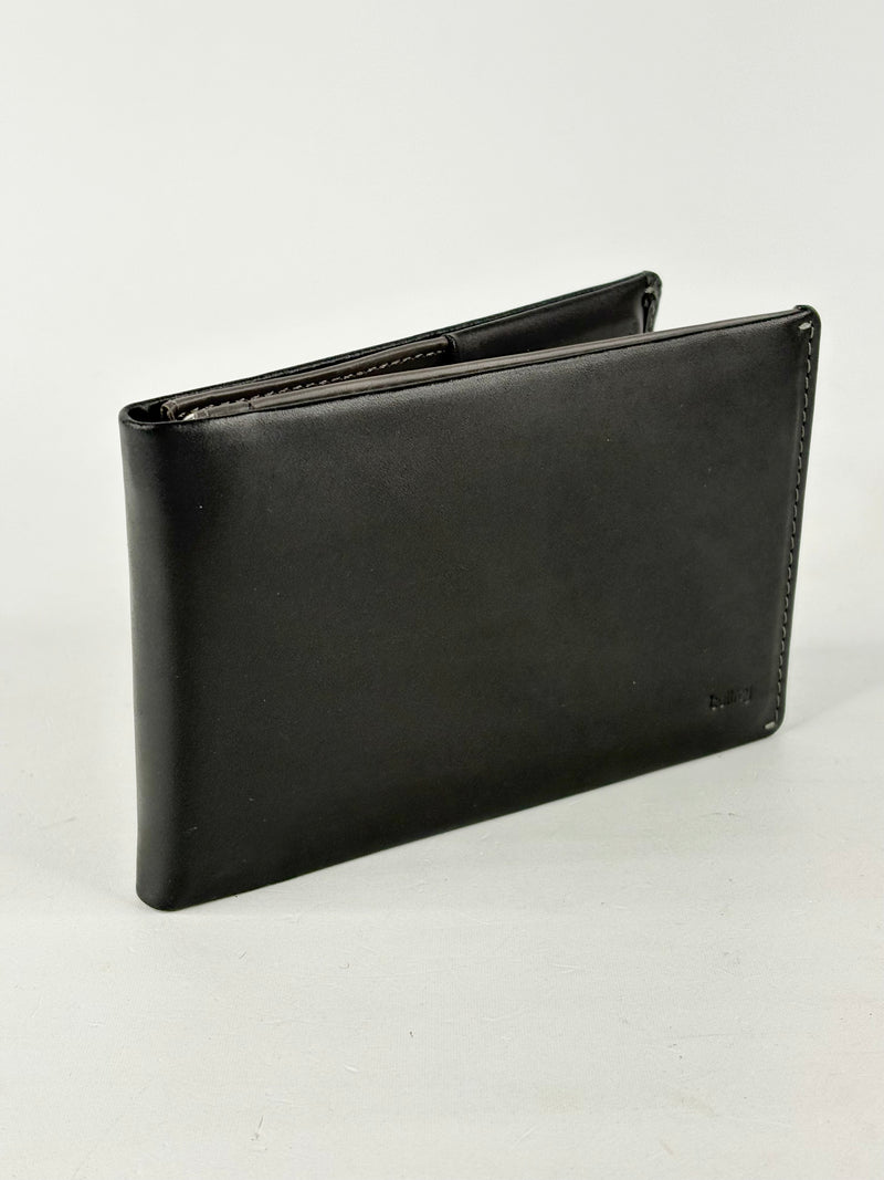 Bellroy Black Leather RFID Passport & Travel Wallet