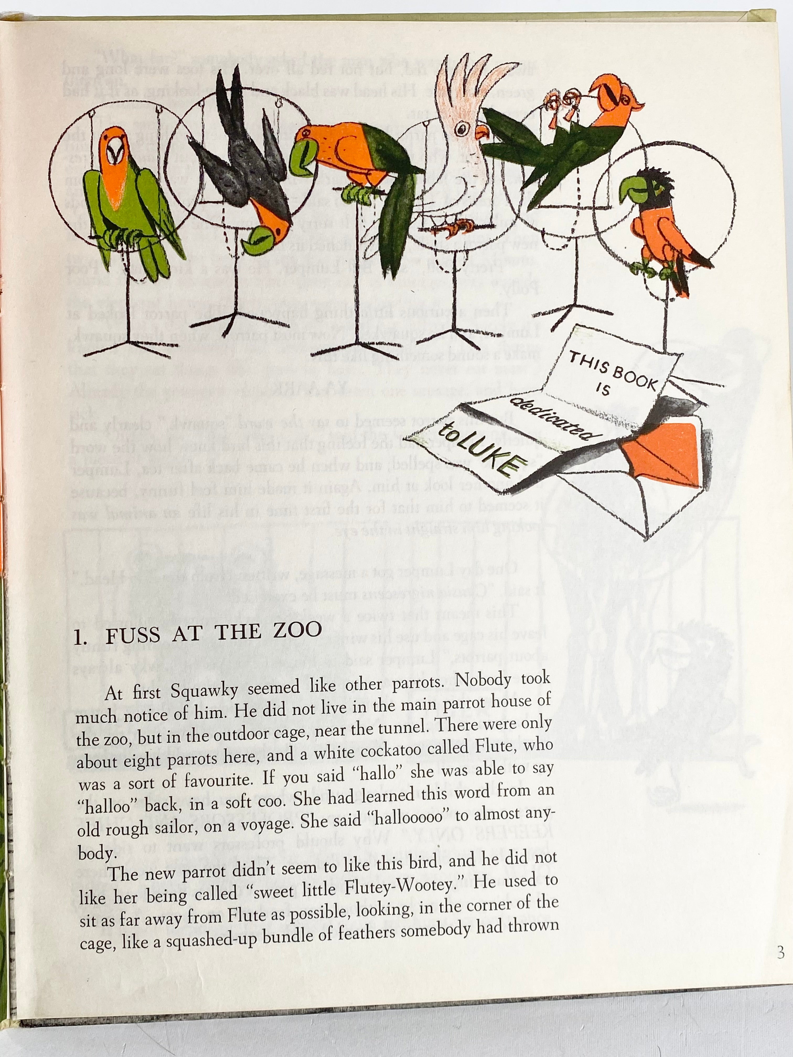 Stephen Potter 'Squawky' Hardcover Children's Book