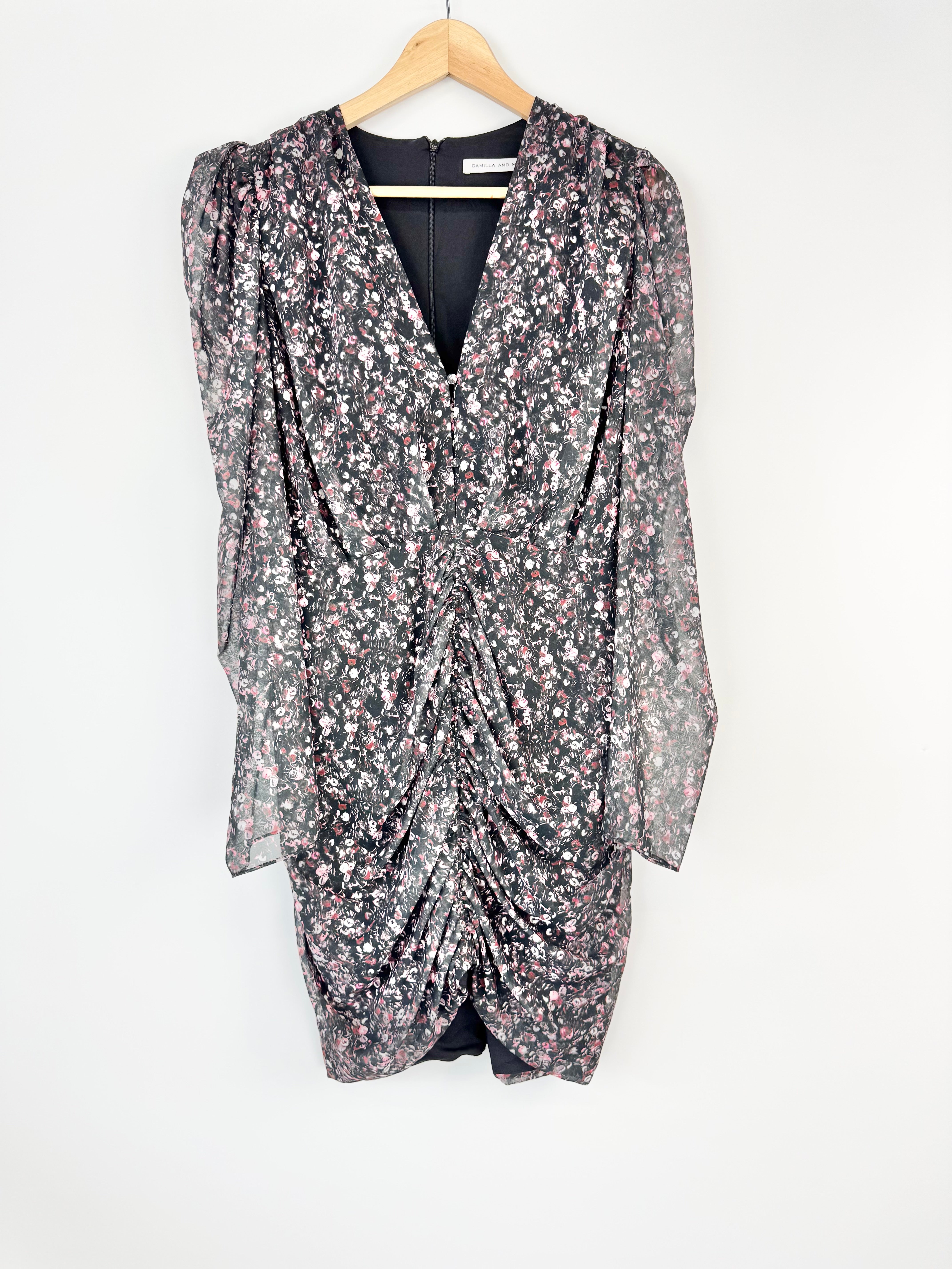 Camilla & Marc 'Peyton Vesta' Patterned Mini Dress - AU10