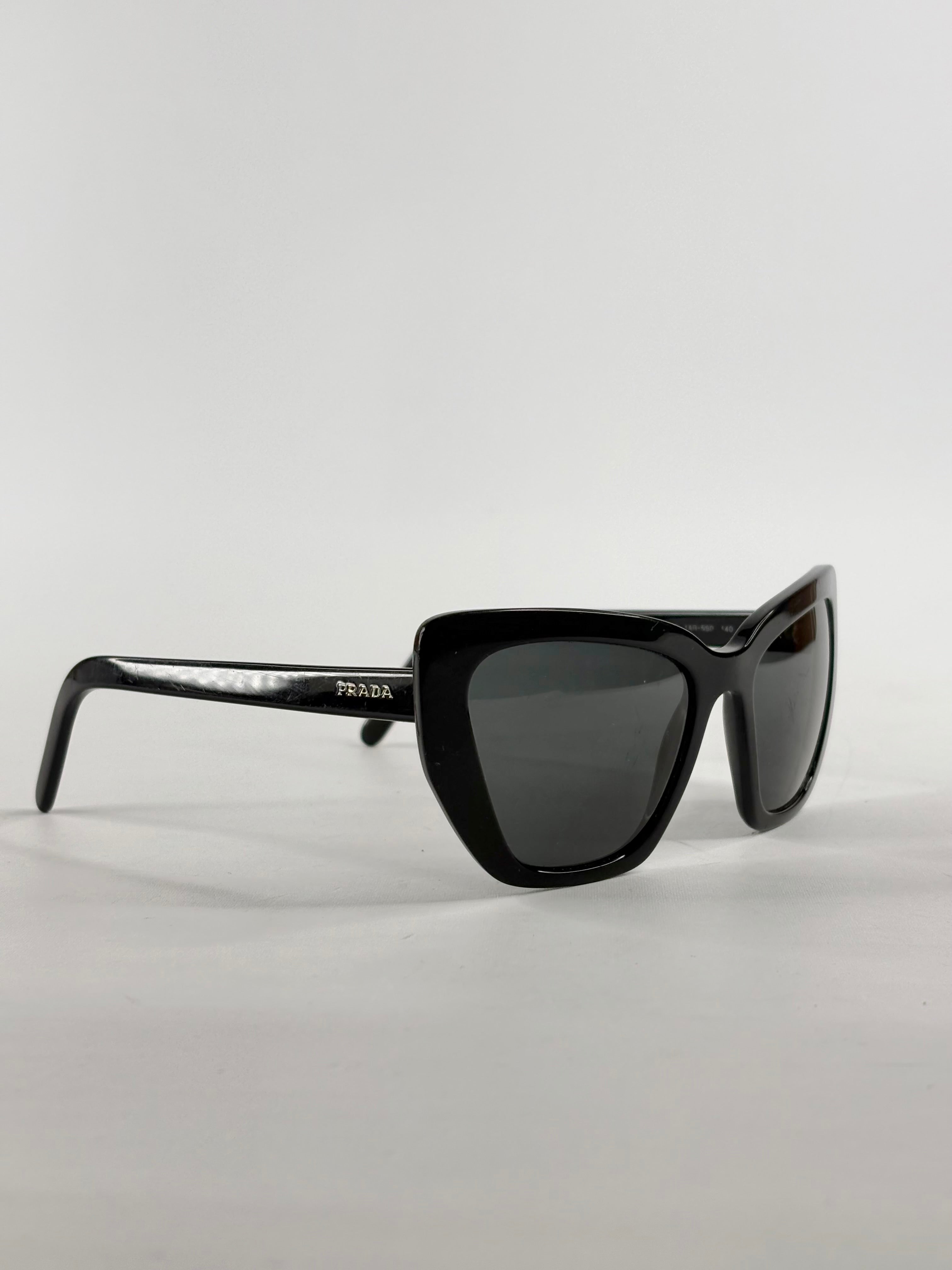 Prada Black SPR08V Cat-Eye Sunglasses
