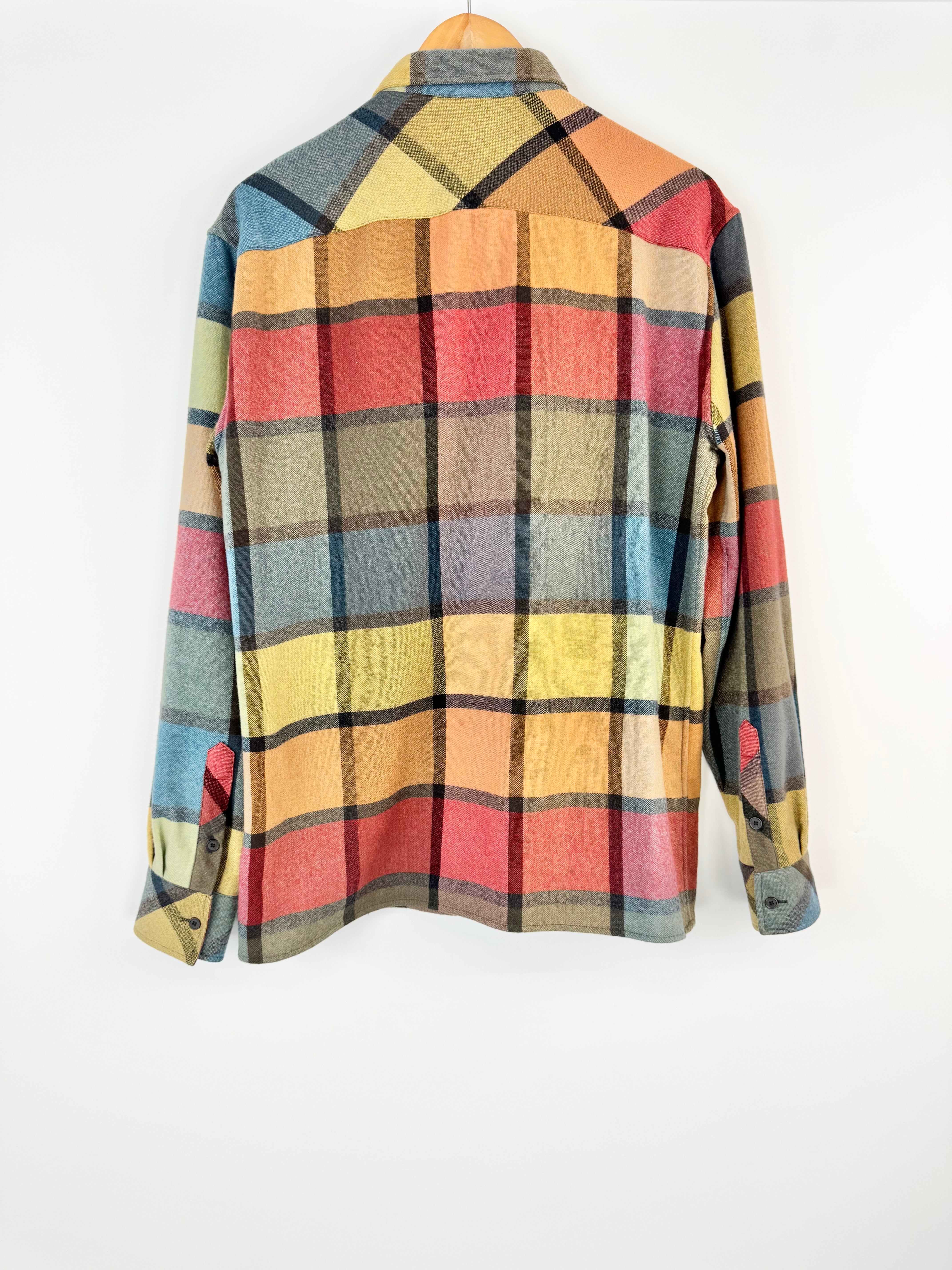 Bottega Veneta Multicoloured Plaid Wool Shirt - M/L