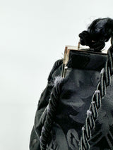 Vintage 1997 Dolce & Gabbana Black Brocade Handbag