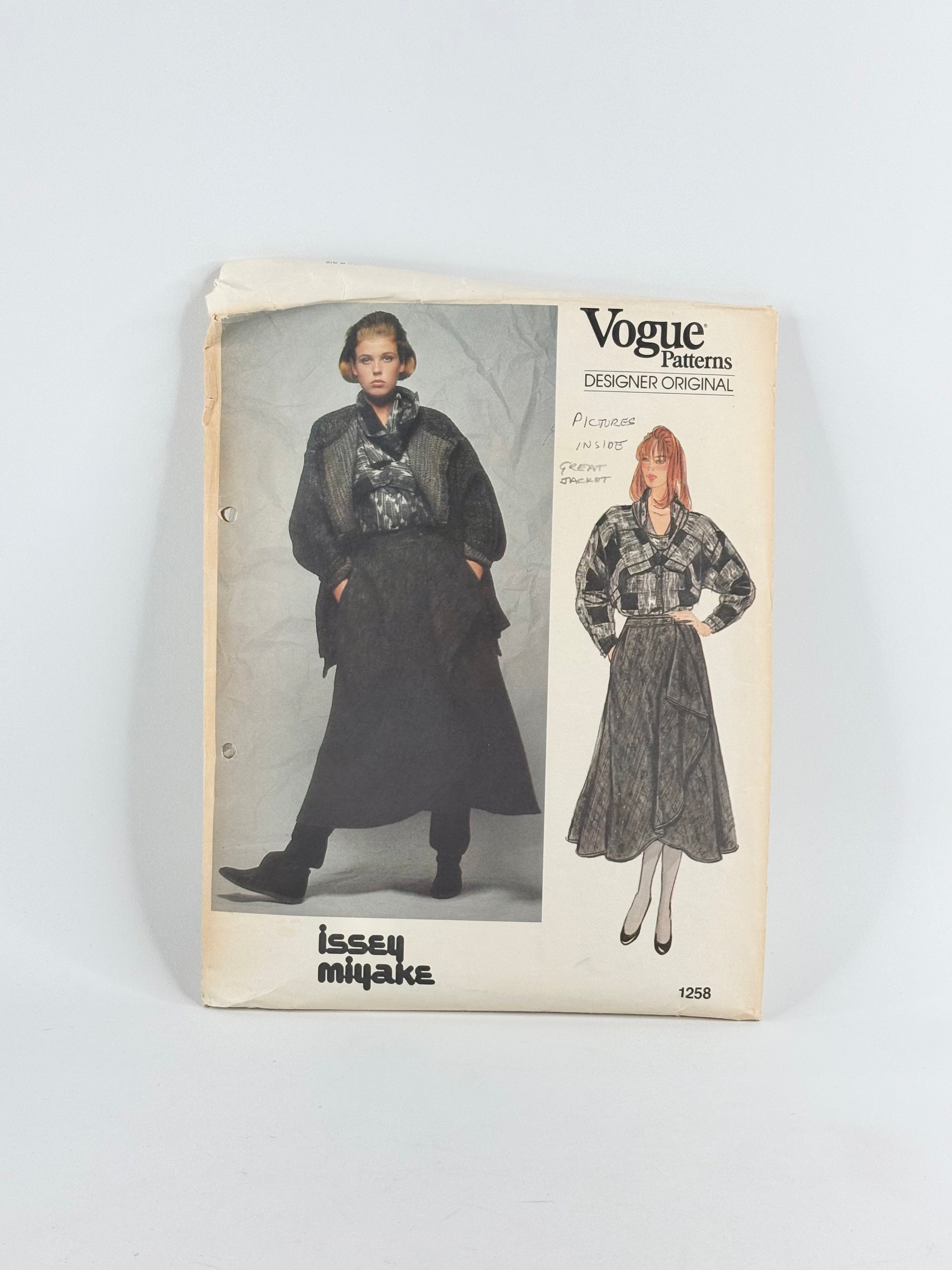 Vogue Designer Original Issey Miyake Shirt: No. 1258 - Size 6/16