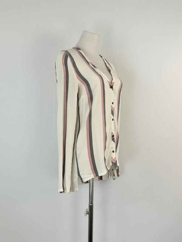 Maje White Striped Tunic - AU8