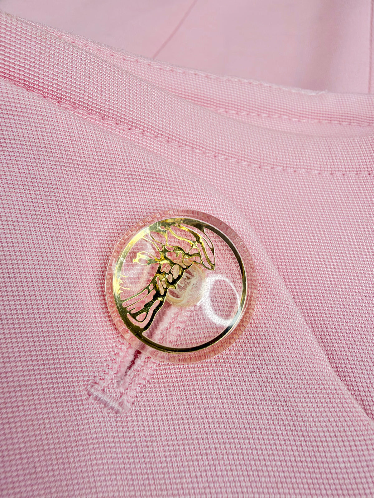 Versace 2012 Cherry Blossom Pink Pencil Skirt - AU8/10