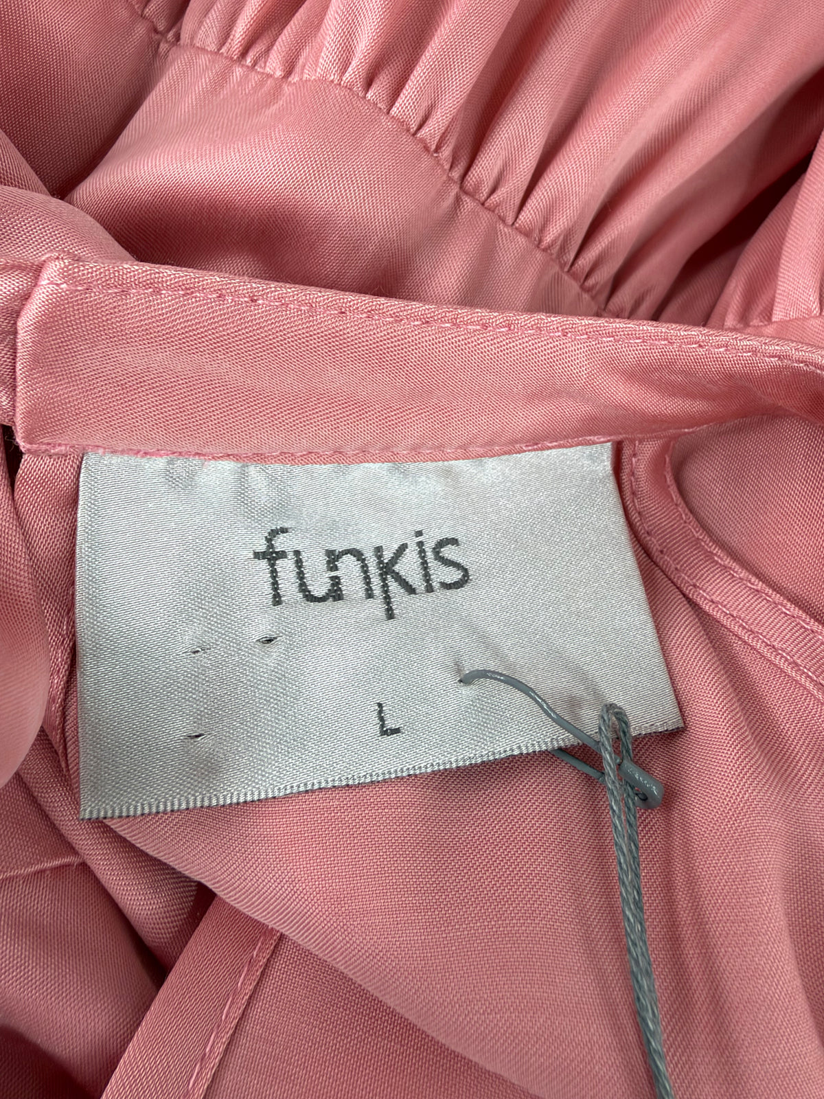 Funkis Dusty Pink Satin 'Maxine' Dress NWT - AU12