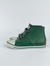 Hunter Forest Green 'Millbank' High-Top Sneakers - EU35/36