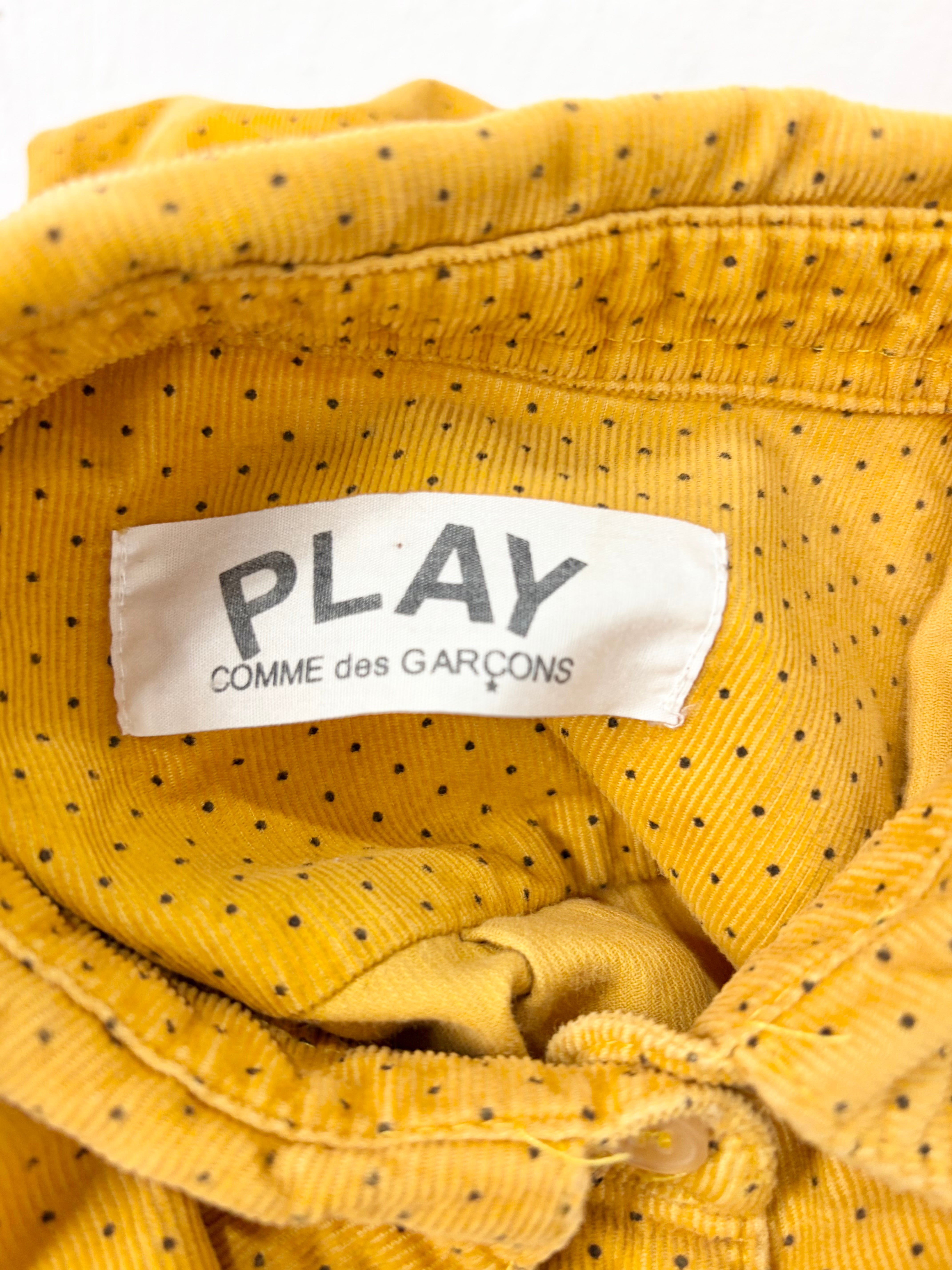 Play by Comme des Garçons Mustard Dot Shirt - AU4
