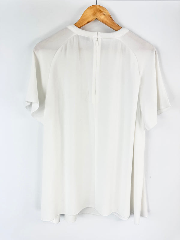 Camilla & Marc White Relaxed Fit T-Shirt - AU8/10
