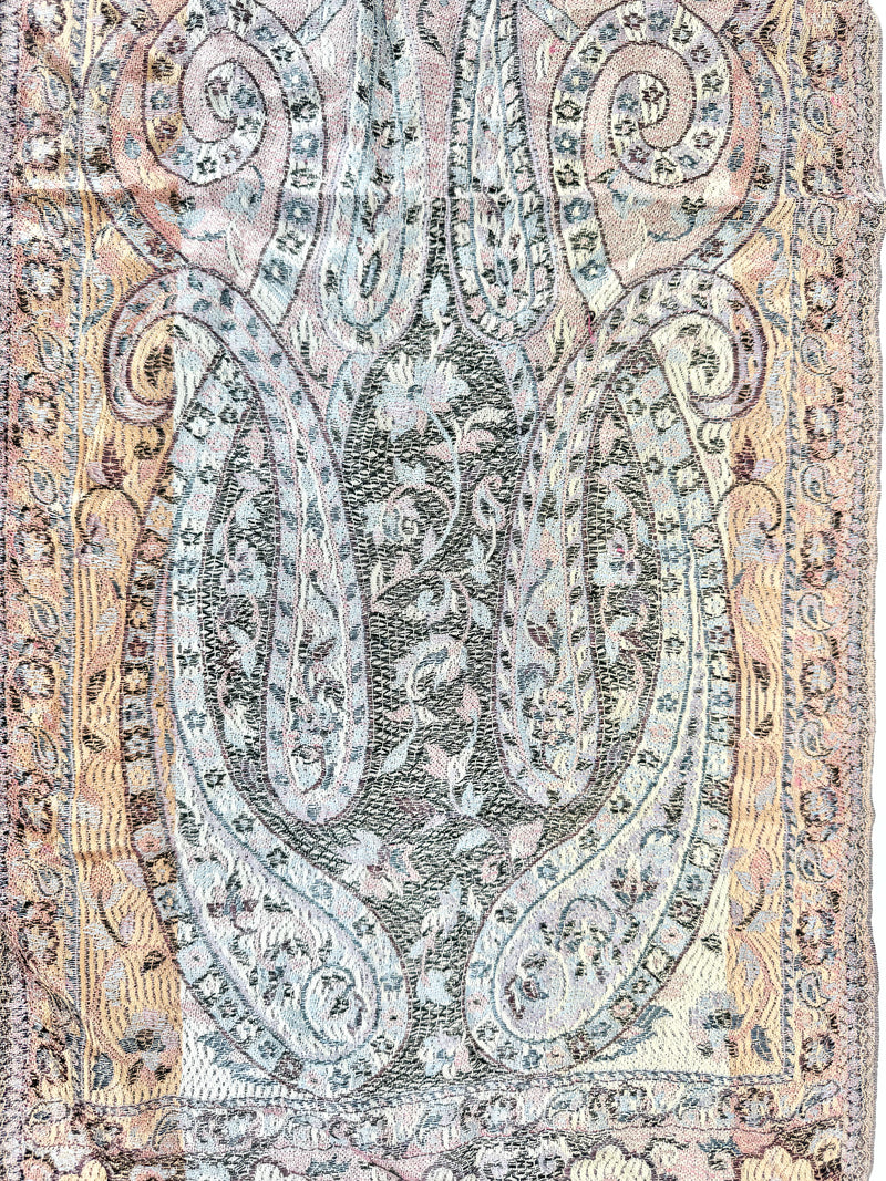 Mauve Paisley Scarf