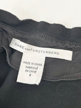 Diane von Furstenberg Black 'Plateau Bee' Midi Dress - AU8