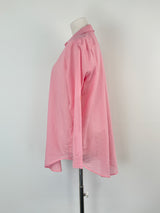 Zoe Mason Sheer-Cotton Pink Shirt - AU8