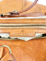 Janet Collin Deep Tan Shoulder Bag