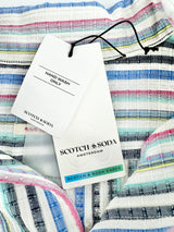 Scotch & Soda Ice Cream Stripe Cotton Shirt NWT - XXL