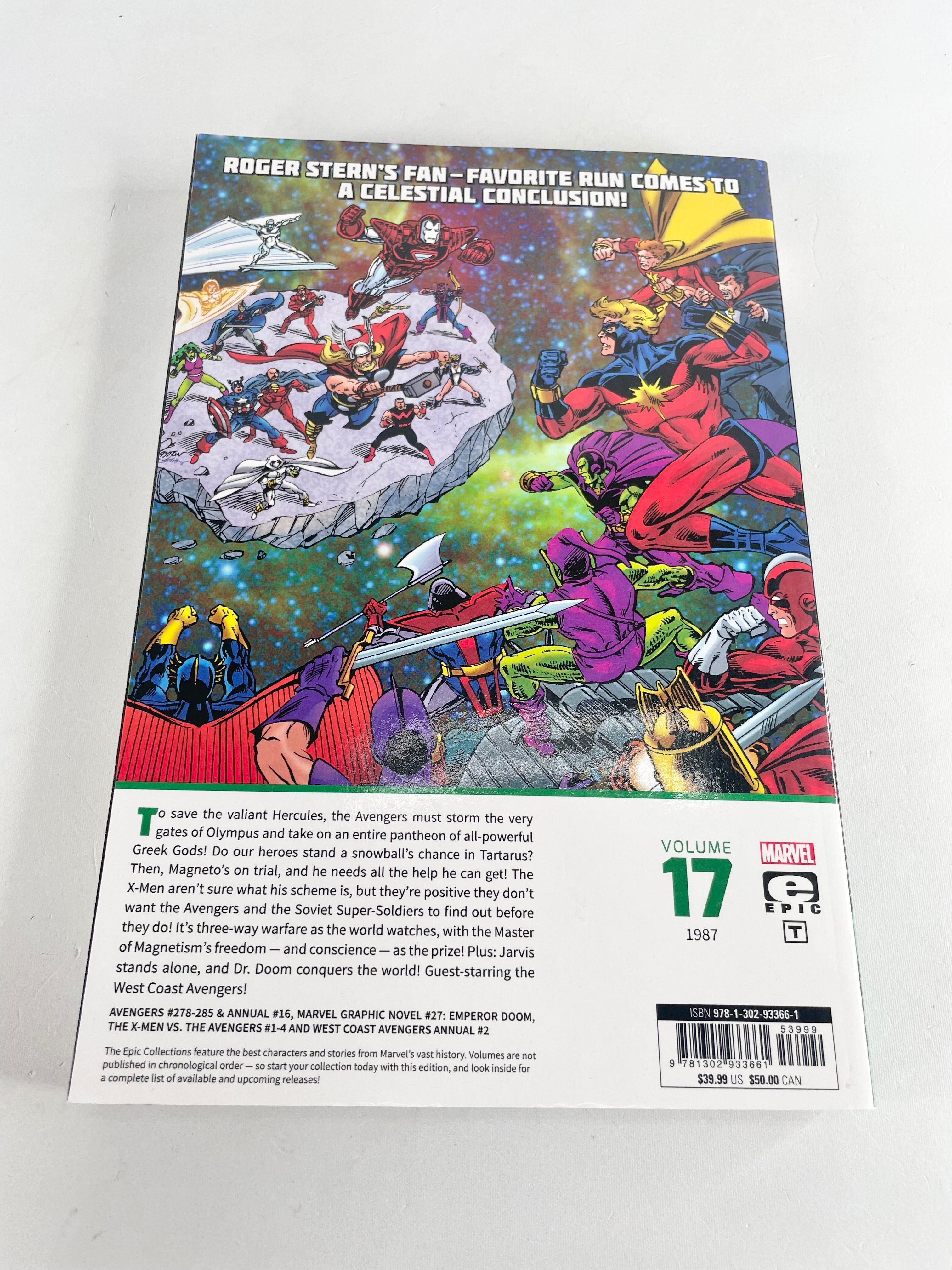 Marvel Epic Collection - The Avengers Judgement Day & Silver Surfer Infinity Gauntlet Comics