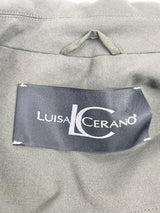 Luisa Cerano Olive Green Cropped Jacket - AU12