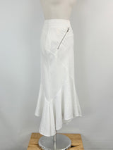 KitX x Witchery Pure White 'Bias Fonda' Skirt - AU4/6