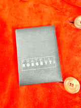 Fratelli Rossetti Chilli Red Suede Jacket - AU8