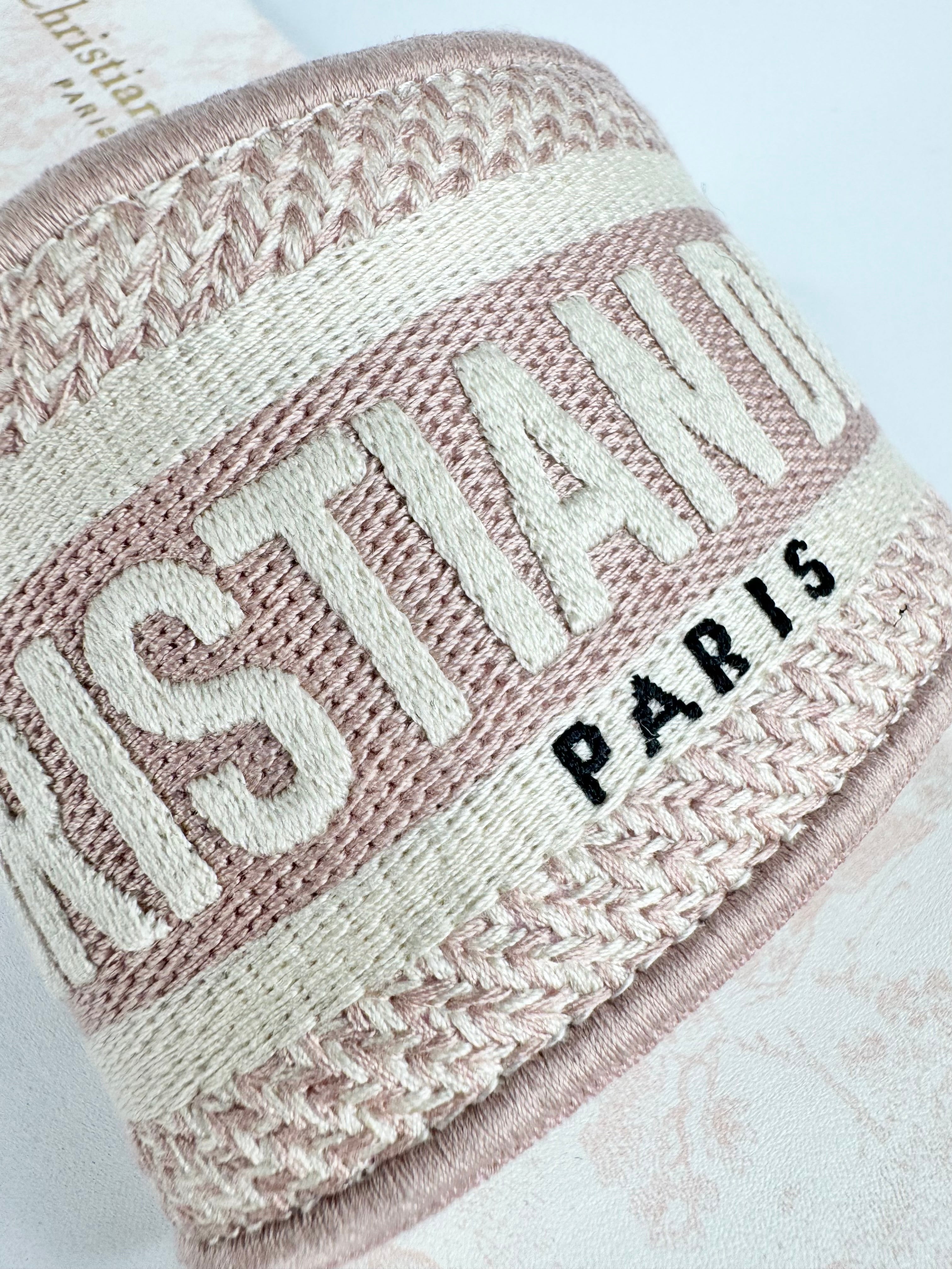 Christian Dior Blush Pink 'Dway' Slides - EU37
