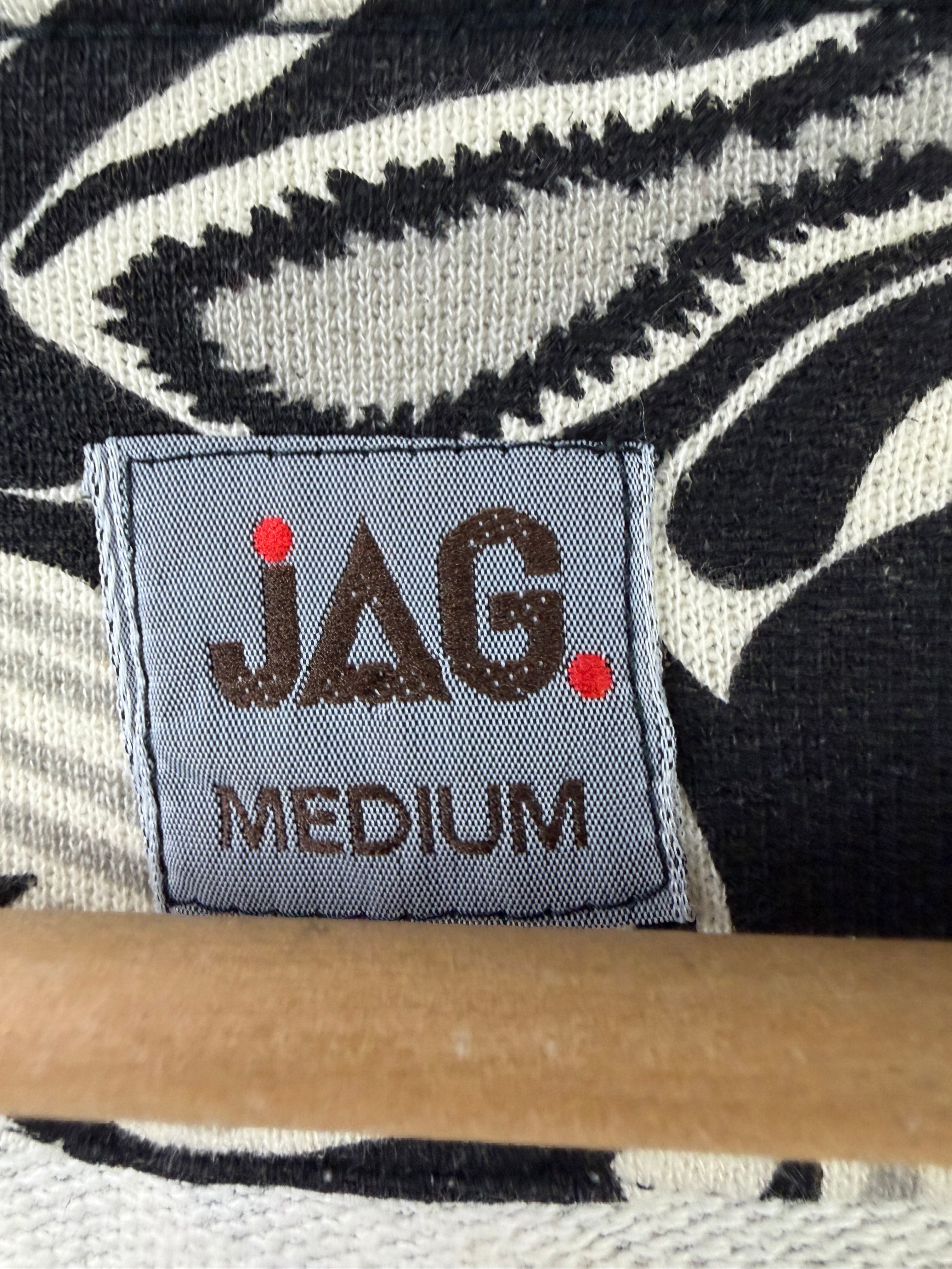 Vintage Jag Printed Cotton Cardigan - M