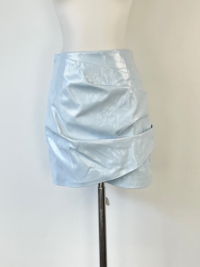 Mossman Sky Blue 'Reminisce' Mini Skirt - AU6