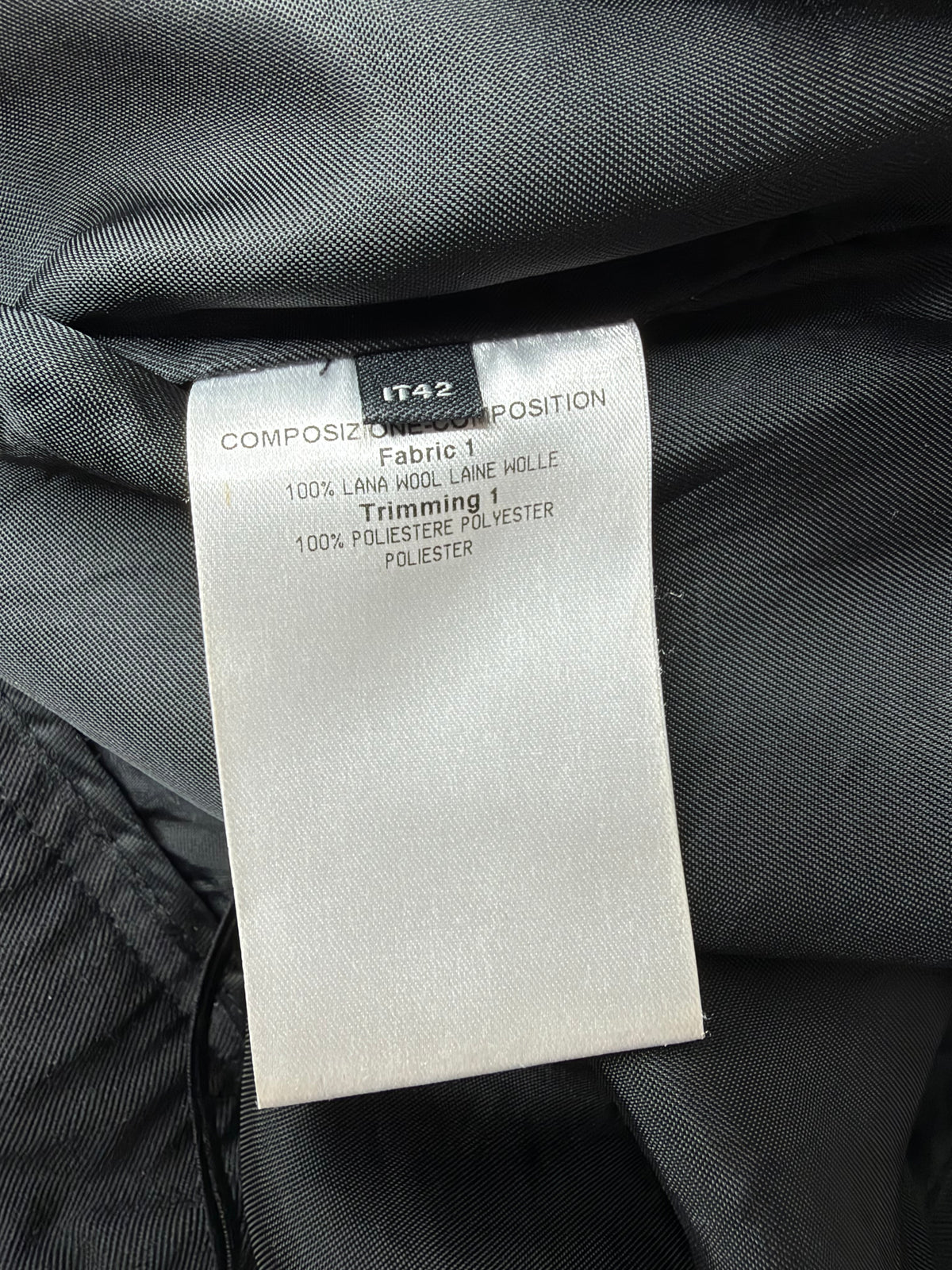 McQ 2012 Black Low-Rise Wool Slacks - AU10/12