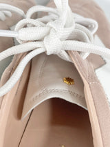 Stuart Weitzman Rose Suede Two-Tone 'Daryl' Sneakers - EU41.5