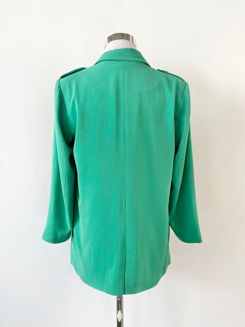 Y.A.S Emerald Green Blazer - AU10
