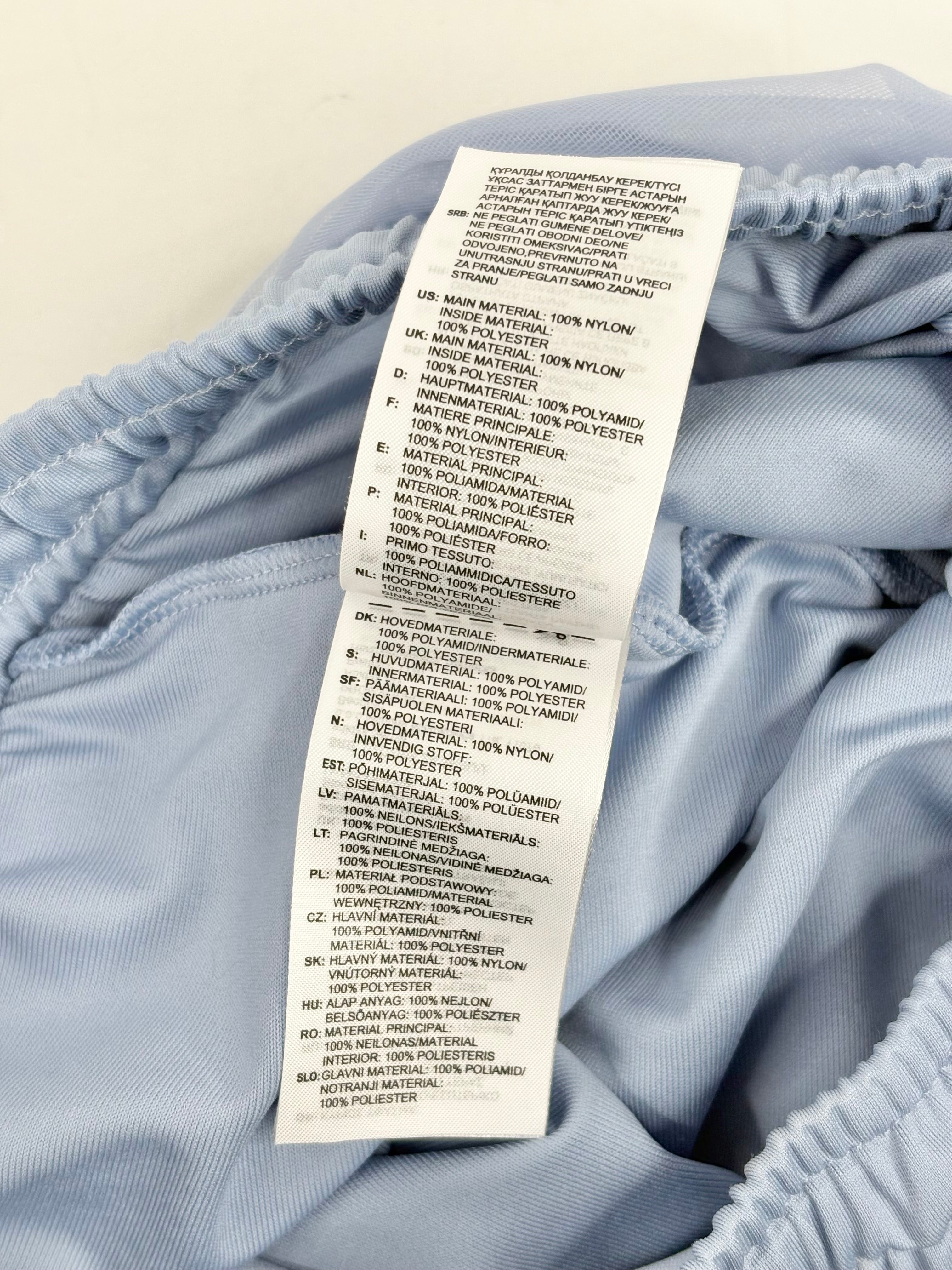 Adidas Chalk Blue Sheer-Mesh Track Pants - AU10