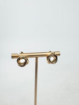 9ct Gold Twist Stud Earrings