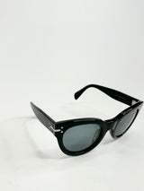 Celine Black Ovular Cat Eye Sunglasses