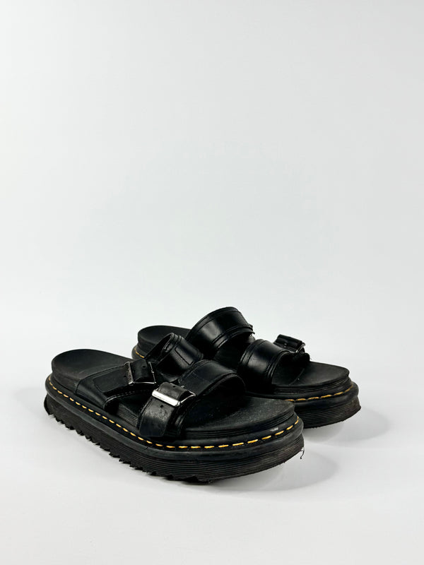 Dr Martens 'Myles' Black Sandals - EU41