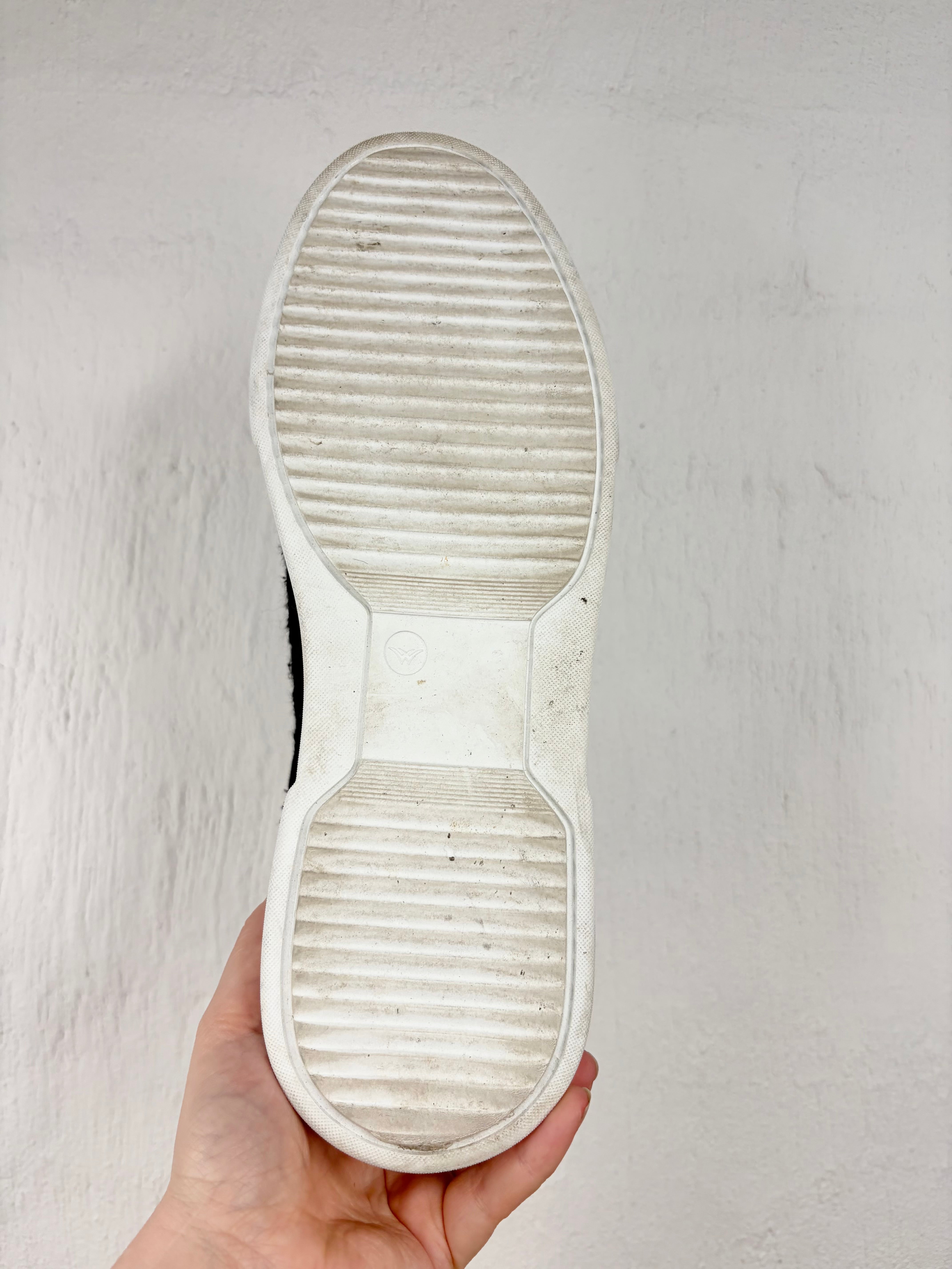 By Walid Embroidered Black Sneaker - EU42