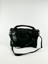 Mimco Black Grained Satchel