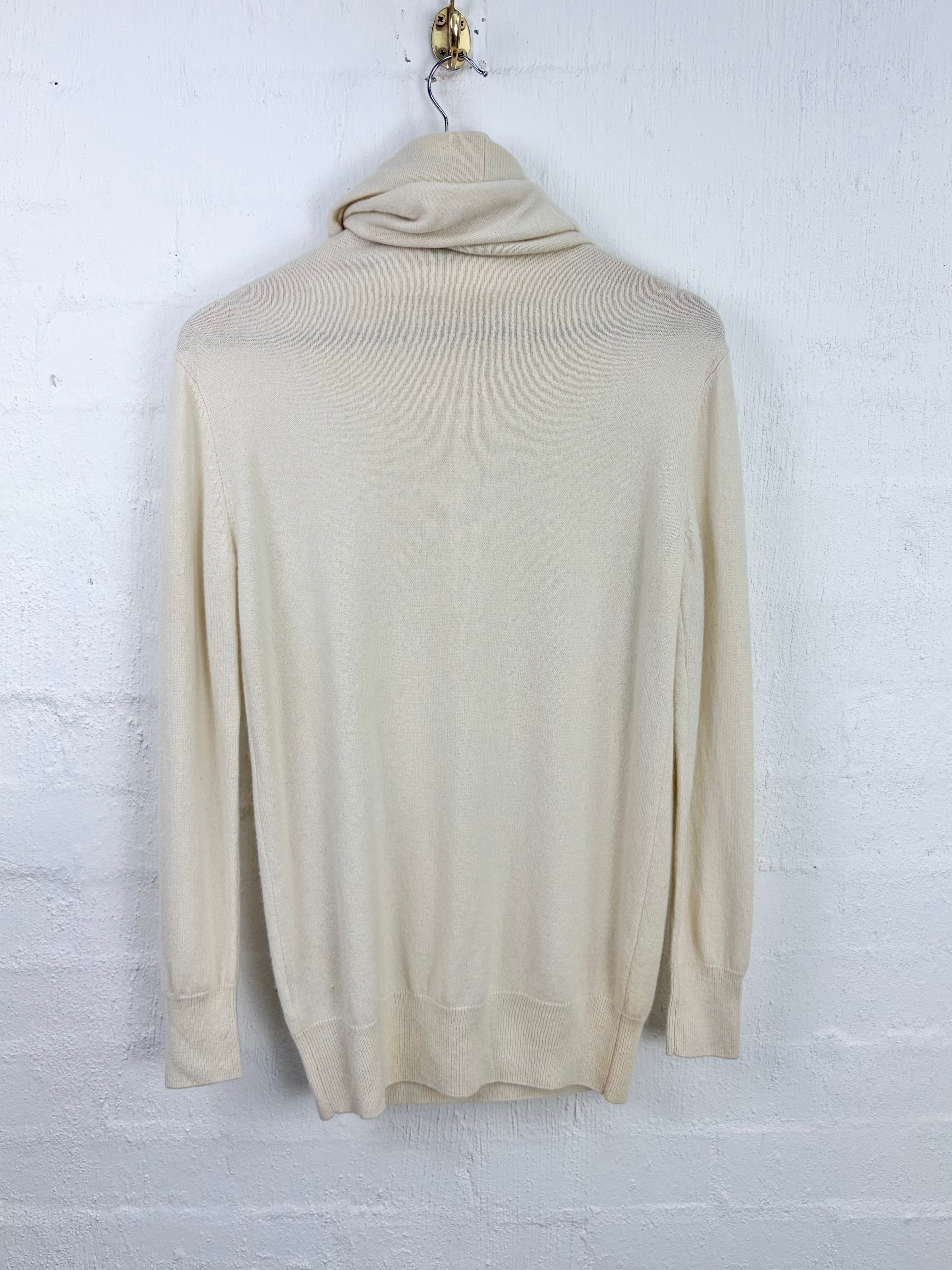 Joseph Cream Cashmere Skivvy - AU6
