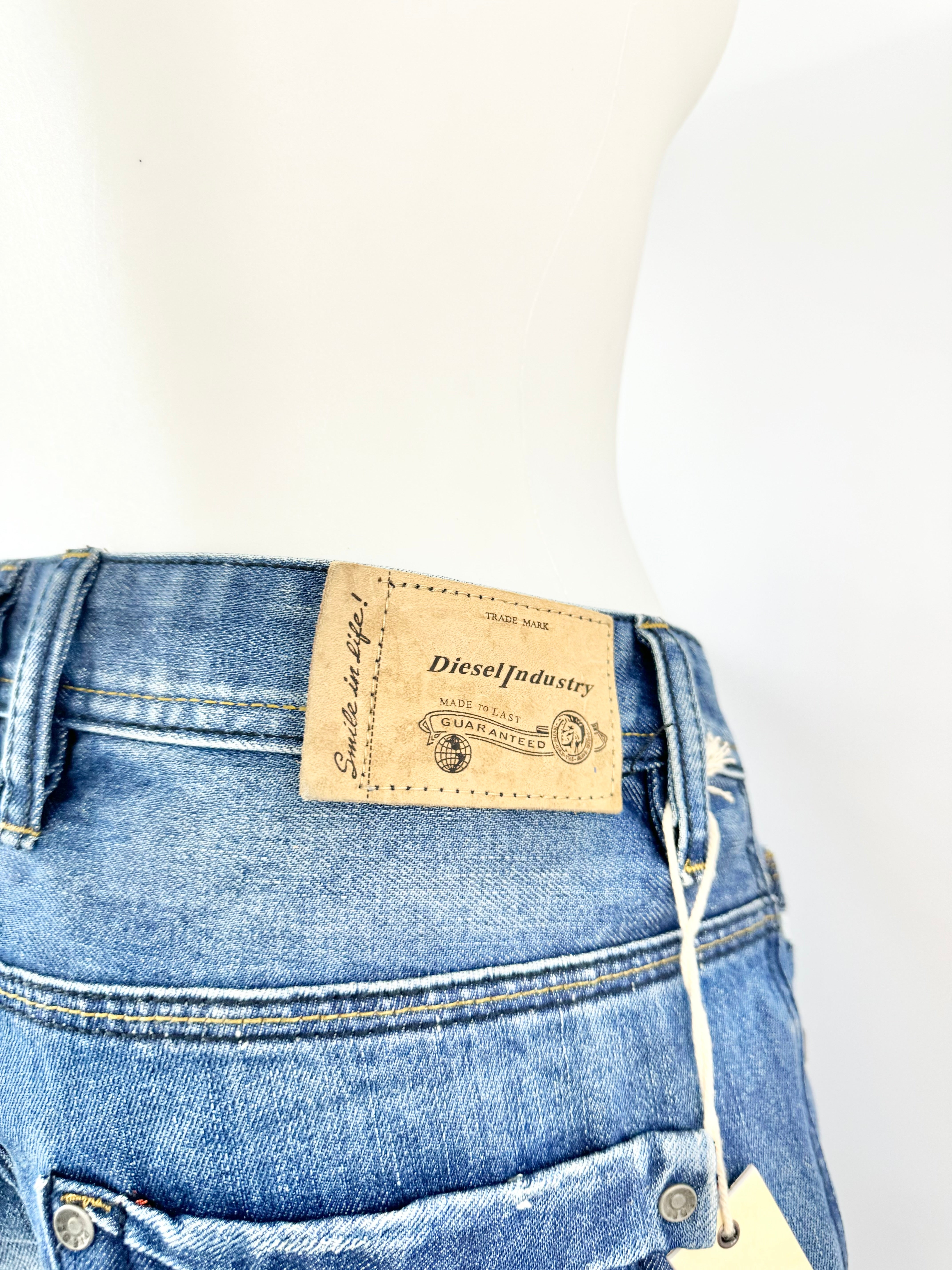 Diesel Blue Rip Skinny Jeans NWT - 32