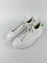 Paul Green White Leather 'Polten' Sneakers - EU43