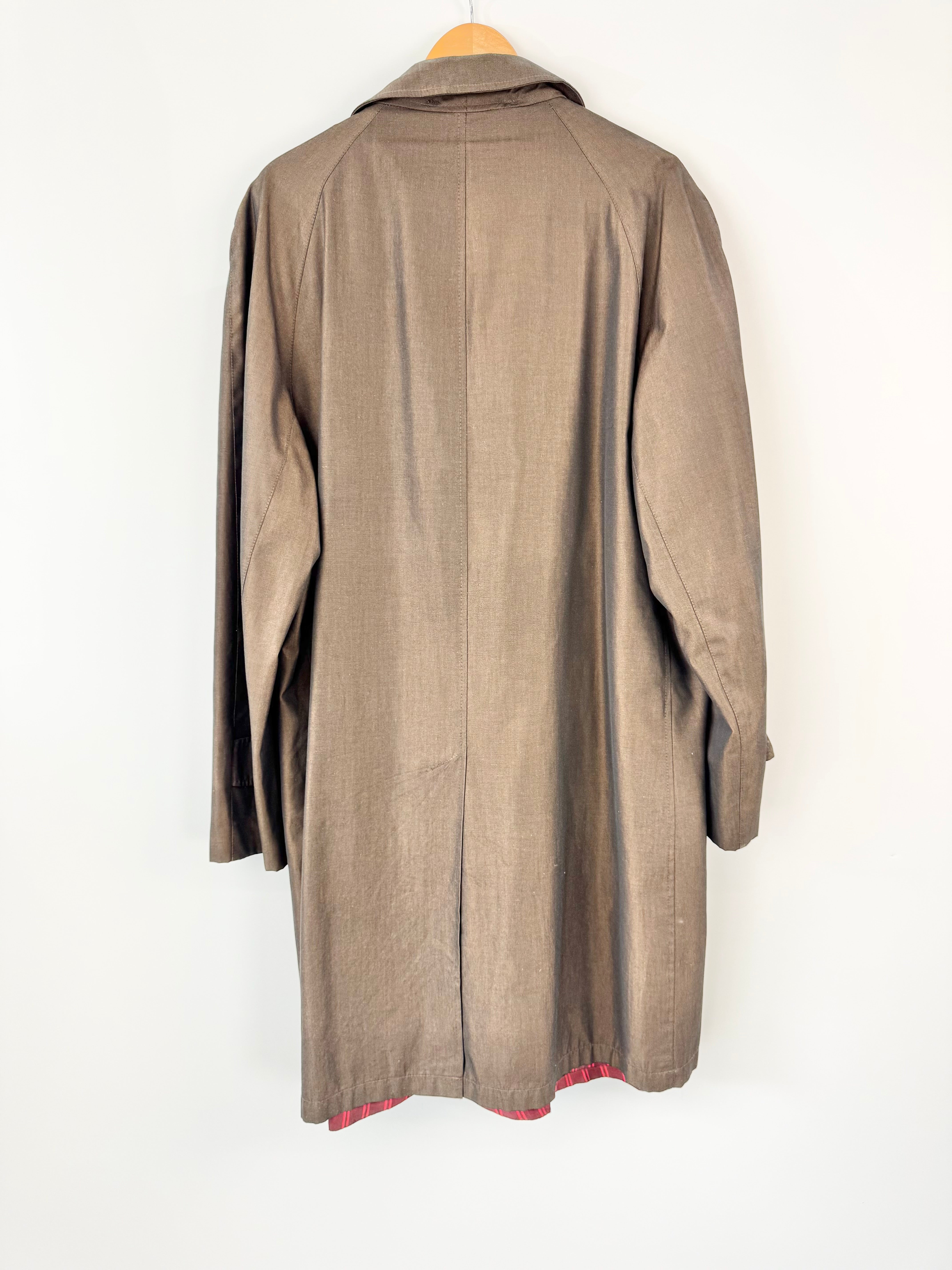 MFW Robert Rex Melbourne Custom Made Cedar Brown Trench Coat - XL