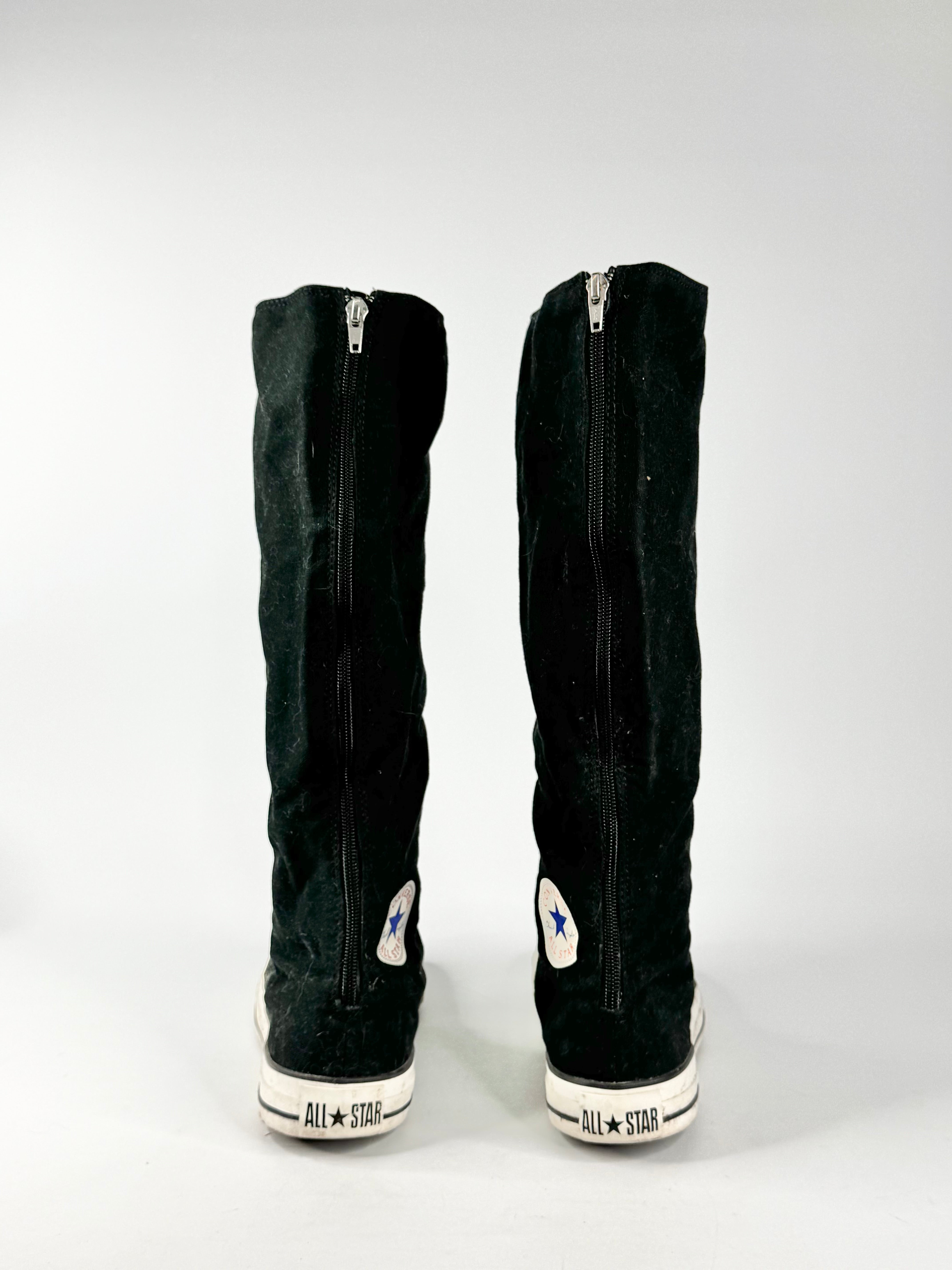 Converse Chuck Taylor Knee High Black Lace Ups - EU42.5/UK9