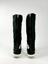 Converse Chuck Taylor Knee High Black Lace Ups - EU42.5/UK9
