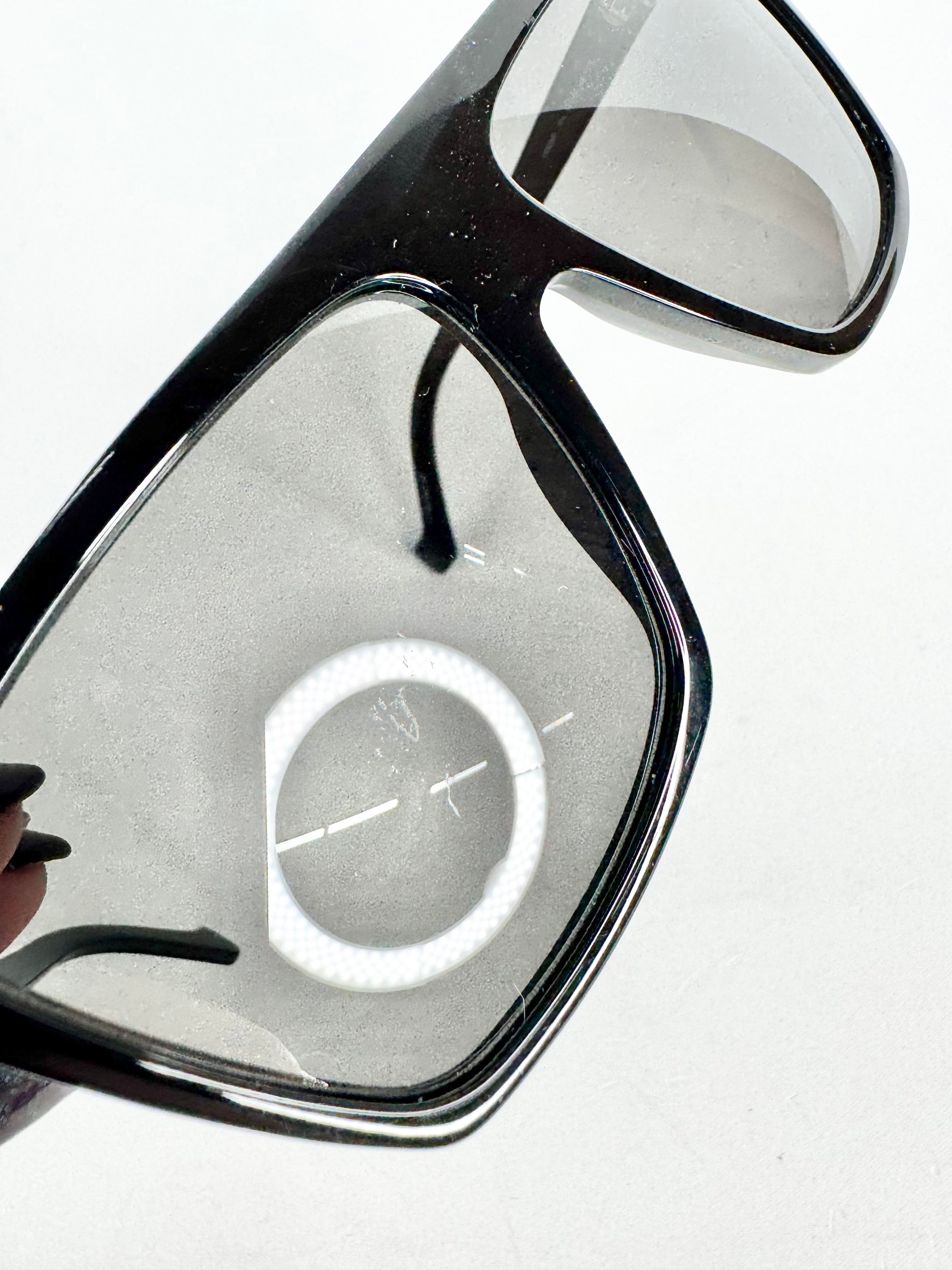 Loewe Grey Acetate Flat Top Sunglasses