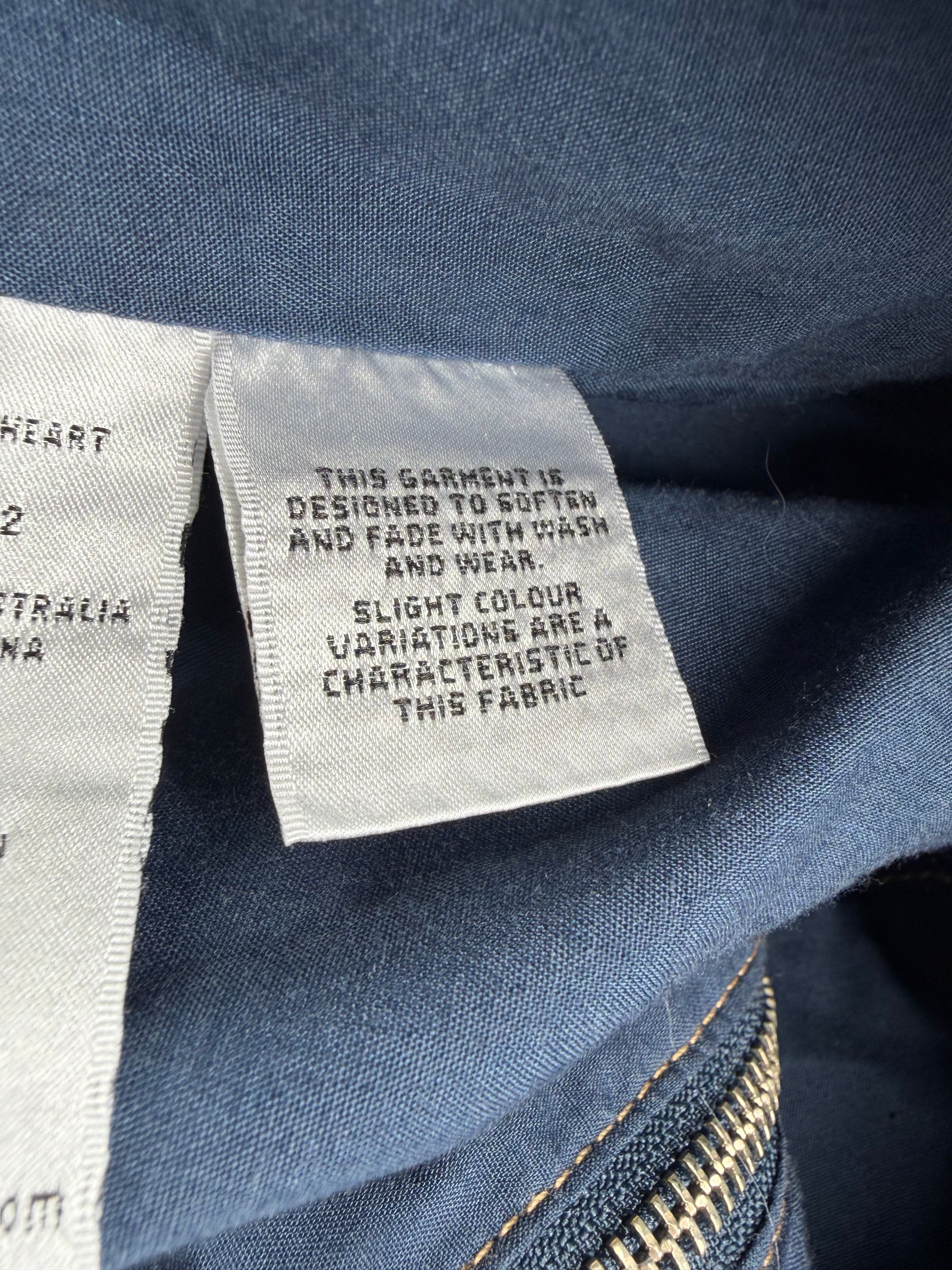 Sass & Bide Light Stonewash Peplum Denim Skirt - AU12
