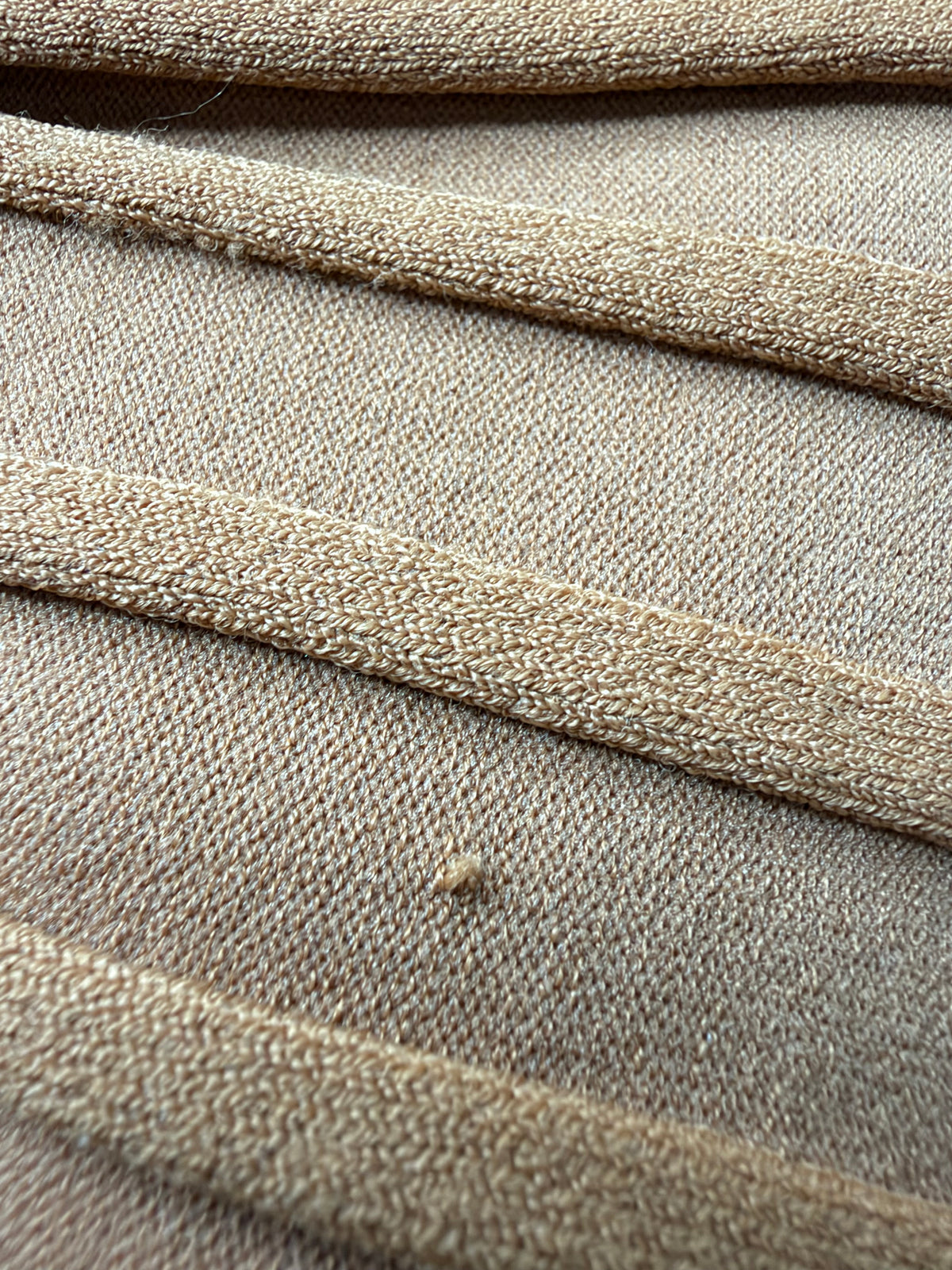 Oroton Ribbed Caramel Cardigan - AU6/8