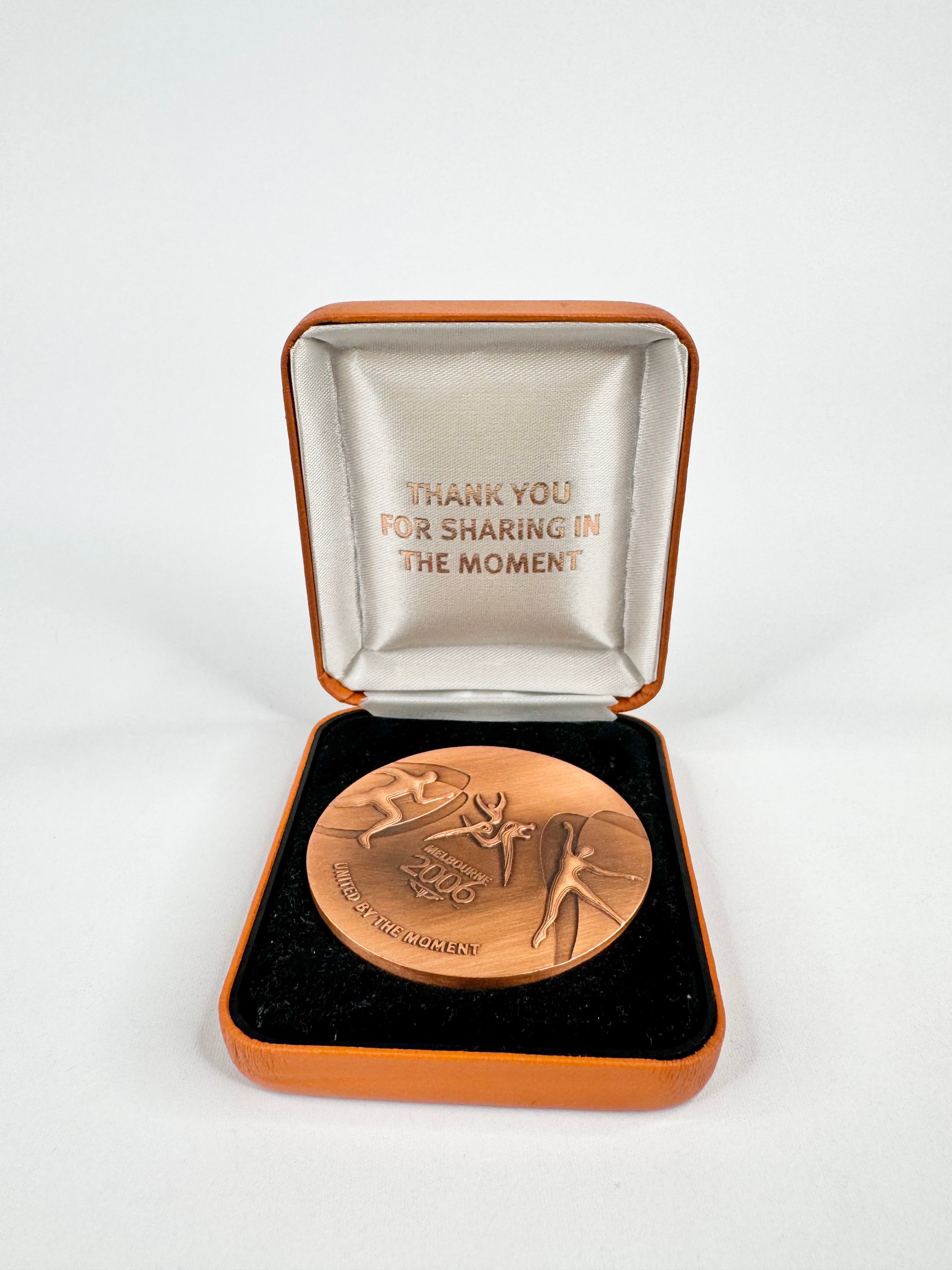 Melbourne 2006 Commonwealth Games Medallion & Case