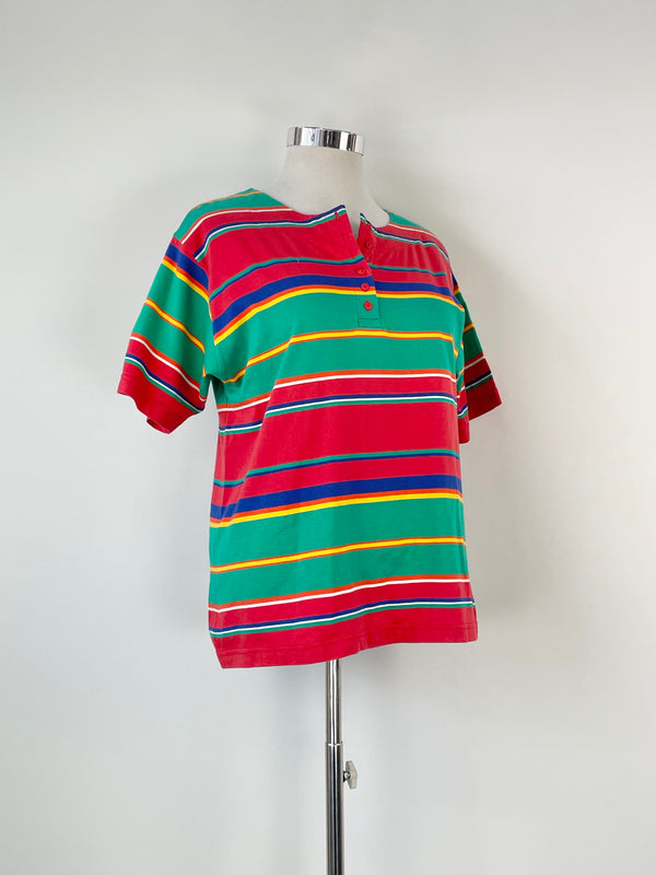 Vintage Sportscraft Multicolour T-Shirt - AU12/14