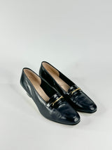 Salvatore Ferragamo Boutique Navy Blue Pumps - EU40