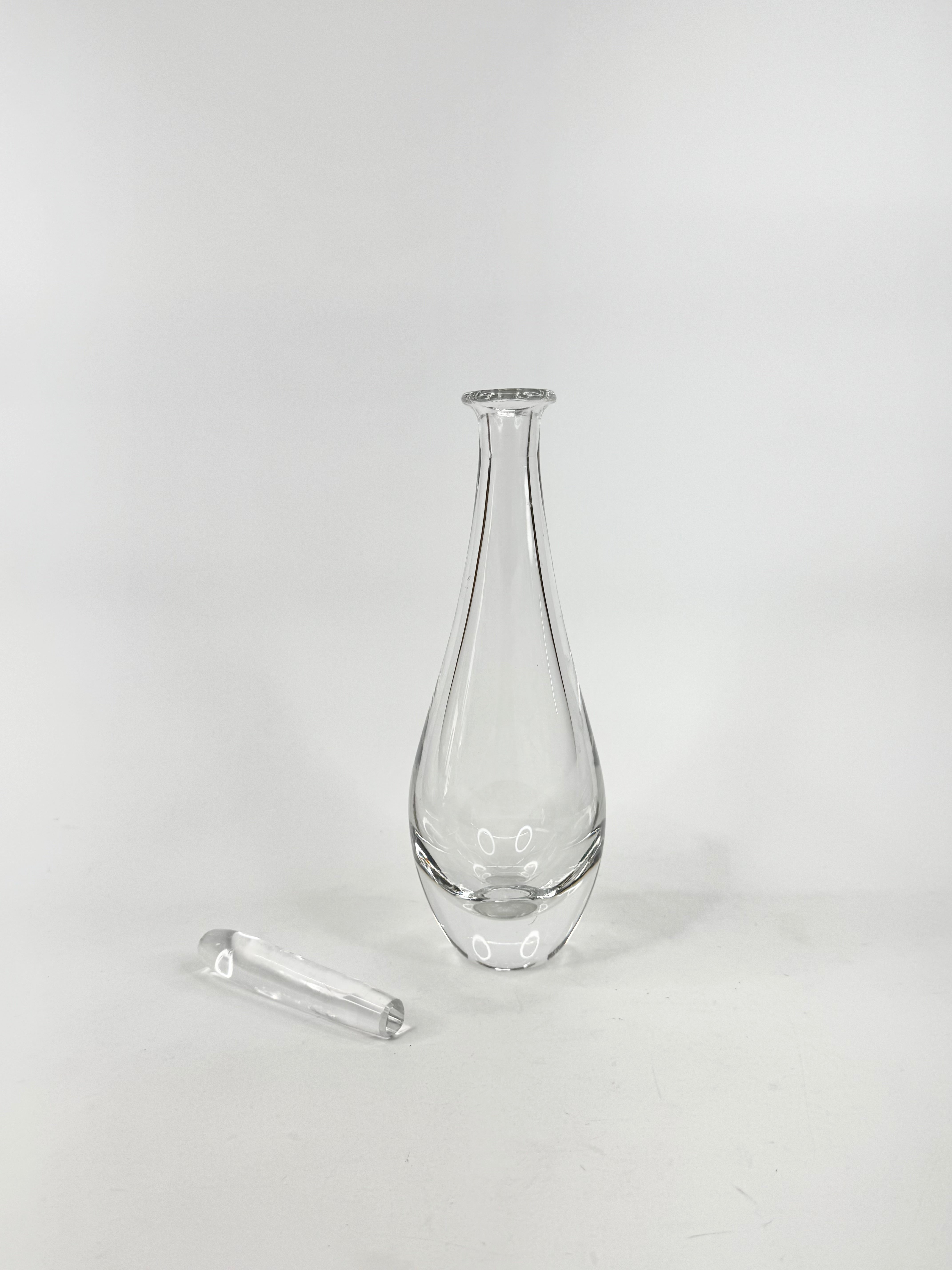 Orrefors Clear Glass Decanter